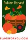 Applique - Autumn Wagon Garden Flag