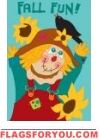 Applique - Fall Fun House Flag