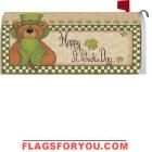 St.Pat's Bear Mailbox Cover