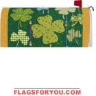 Floating Shamrocks Mailbox Cover