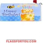 Birthday Bee Mailbox Cover