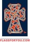 Paisley Cross Garden Flag