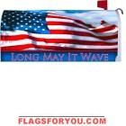 Forever May it Wave Mailbox Cover