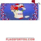 Patriotic Petunias Mailbox Cover