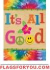 Life is Good House Flag