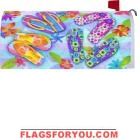 Flip Flop Flowers Mailbox Cover