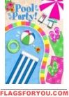 Pool Party House Flag