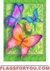 Brilliant Butterflies Garden Flag