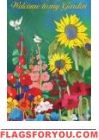 Sunflower Garden House Flag