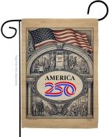 History Liberty USA 250th Garden Flag