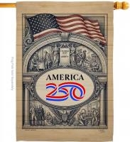 History Liberty USA 250th House Flag