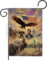Heritage Montage USA 250 Garden Flag