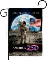 Astronaut Milestone USA 250 Garden Flag
