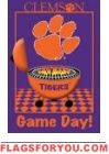 Game Day - Clemson Garden Flag