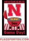 Game Day - Nebraska Garden Flag