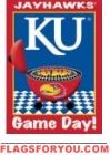 Game Day - U of Kansas Garden Flag