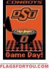 Game Day - Oklahoma State Garden Flag