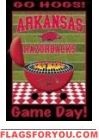 Game Day - U of Arkansas Garden Flag