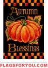 Autumn Blessings Garden Flag