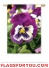 Pansies House Flag
