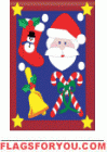 Xmas House Flag