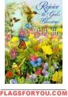 Rejoice Garden Flag