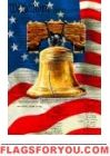 Liberty Bell Garden Flag