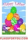 Zebra Eggs Garden Flag