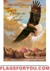 Wings as Eagles Garden Flag