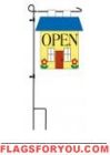 "Open House" - Garden Flag