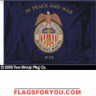 Merchant Marine Screen Print Flag 3x5