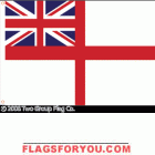 British Navy Screen Print Flag