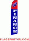Easy Finance Wind Feather Flag 2.5' x 11.5'