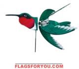 1 remaining - Ruby Throat Humming bird Spinner