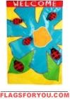 Pop-Up Ladybugs Garden Flag