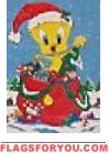 Tweety's Christmas Surprise House Flag
