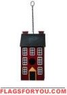 Salt Box Red Birdhouse