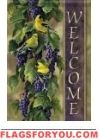Vintage Goldfinch Garden Flag