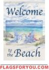 Beach Chair Welcome Garden Flag