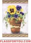 Pansy Garden Flag