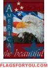 Patriotic Eagle Garden Flag