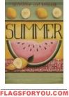 Watermelon Summer House Flag