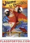 Parrots Garden Flag