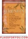 Serenity Prayer Garden Flag