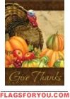 Harvest Turkey Garden Flag