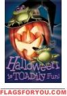 Toadily Fun Garden Flag