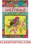 Ladybird Bright Garden Flag
