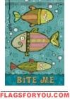 Bite Me Garden Flag