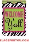Welcome Y'all House Flag