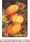 Pumpkin Trio House Flag